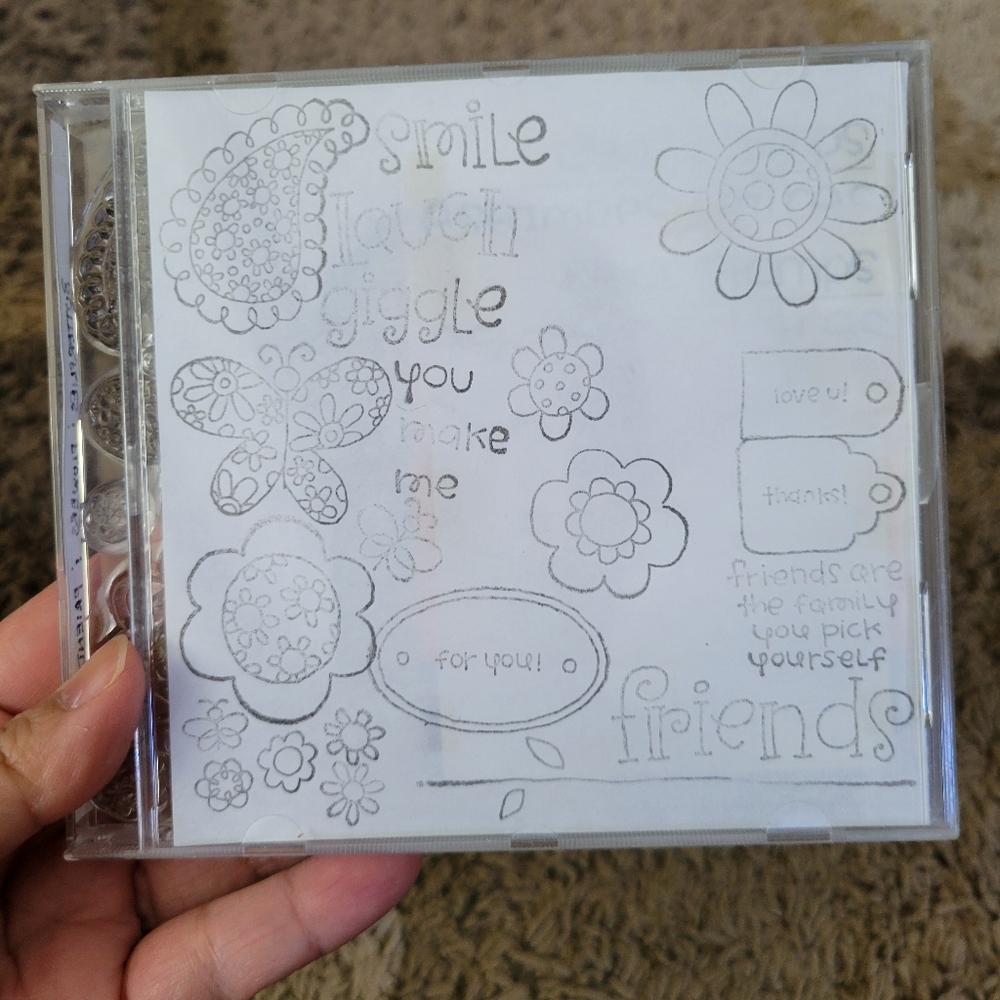 Trodat Smile and Friends Themed Clear Stamps